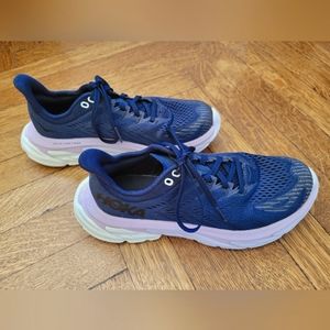 Hoka Clifton Edge Road Running Shoes - Women's, Outer Space/Orchid Hush, Size 7